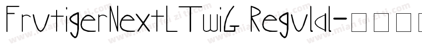 FrutigerNextLTwiG Regulal字体转换